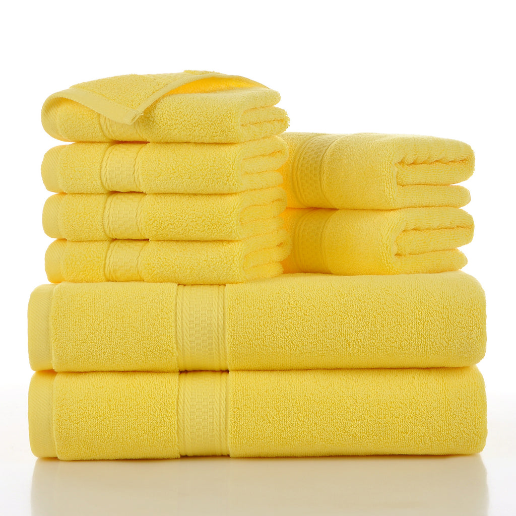 Serviettes de ménage Ensemble de huit pièces doux et absorbant