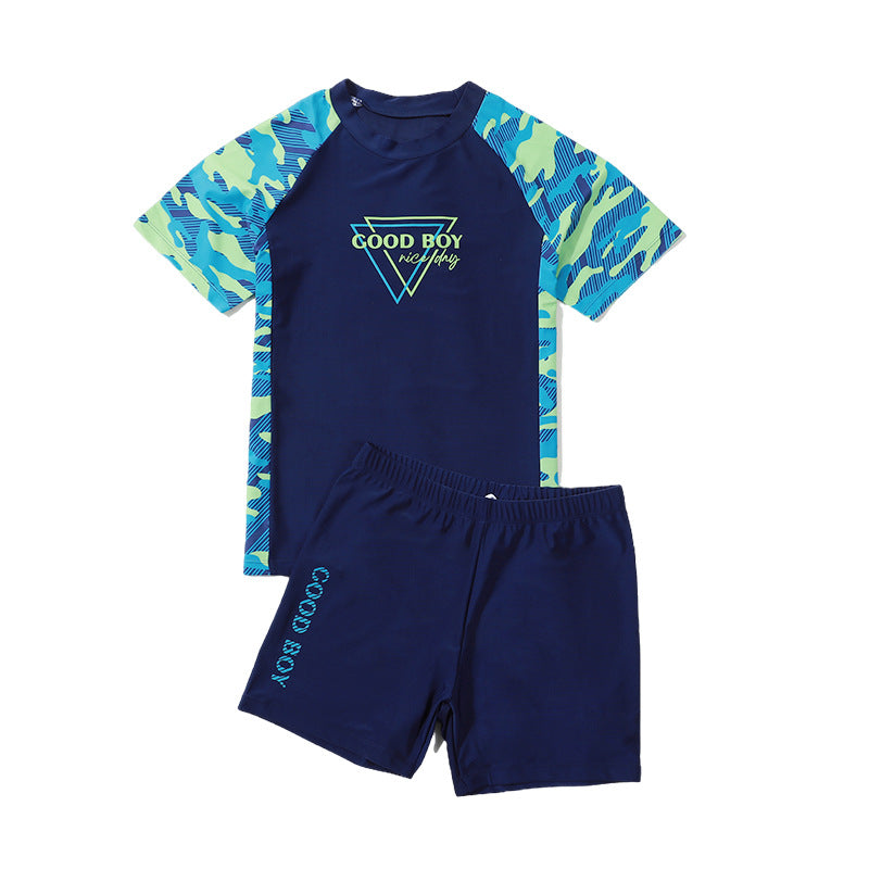Maillots de bain pour enfants Garçons Big Children Split Fat Children's Big Children's Spring Natation
