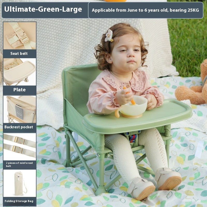 Baby Picnic Chaise Outdoor Beach Camping Tabouret Portable Polding Photographie Apprentissage Seasid
