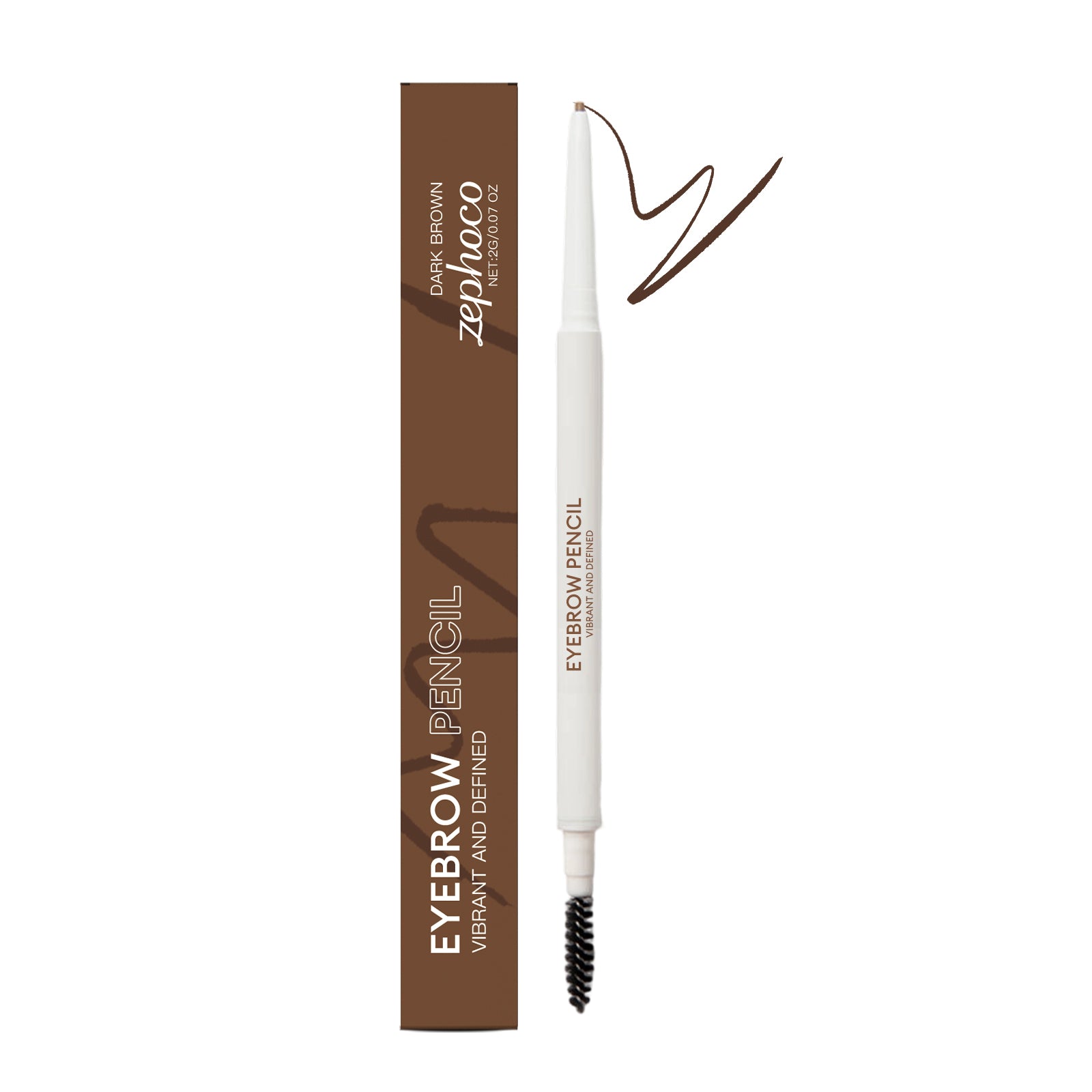 Crayon de sourcils radiants à double tête