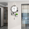Horloge murale de cerf moderne avec plateau planteur Artistic Home Decor