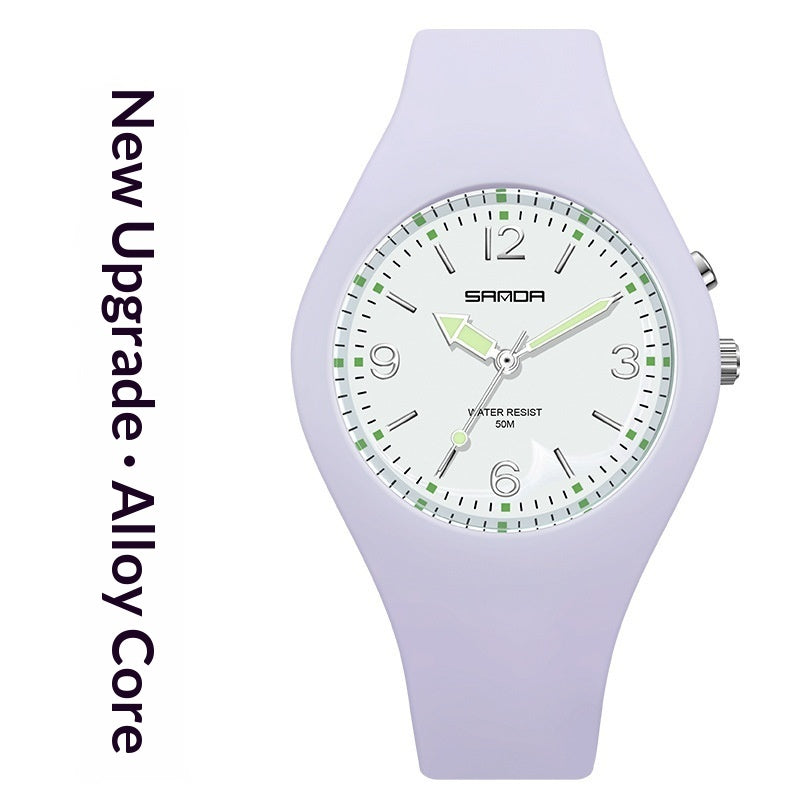 Montre Sleek Sporty Lumineuse et Imperméable Femmes