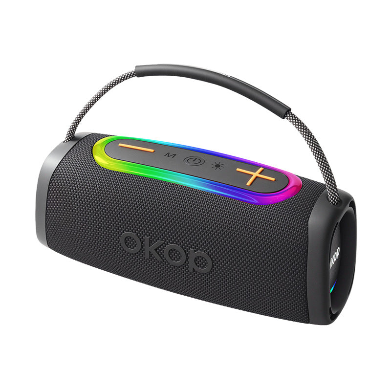KP-569 Bluetooth Portable Speaker RGB Light Wireless Outdoor Portable Subwoofer Card Slot