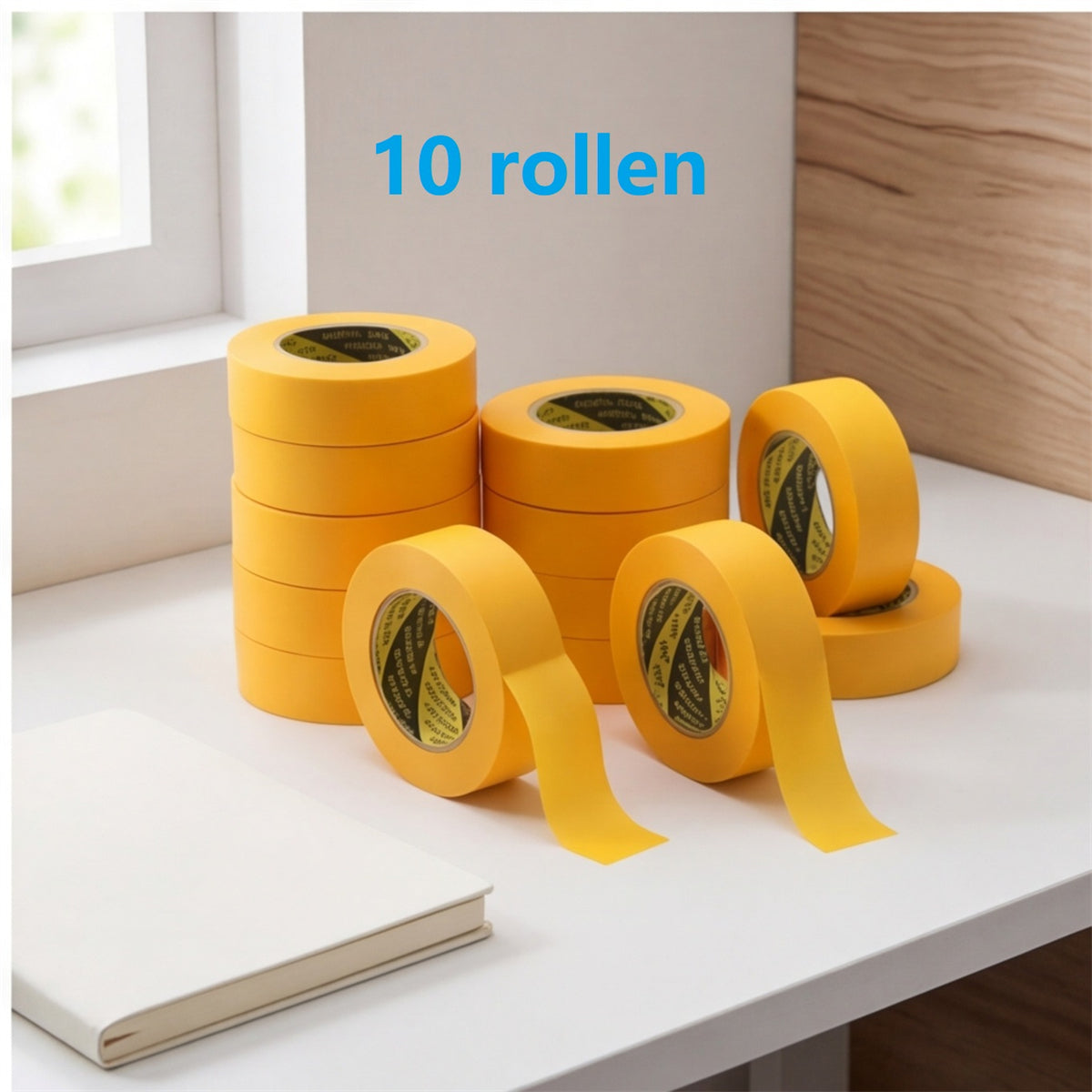 Ensemble de 10 rouleaux de ruban de masquage
