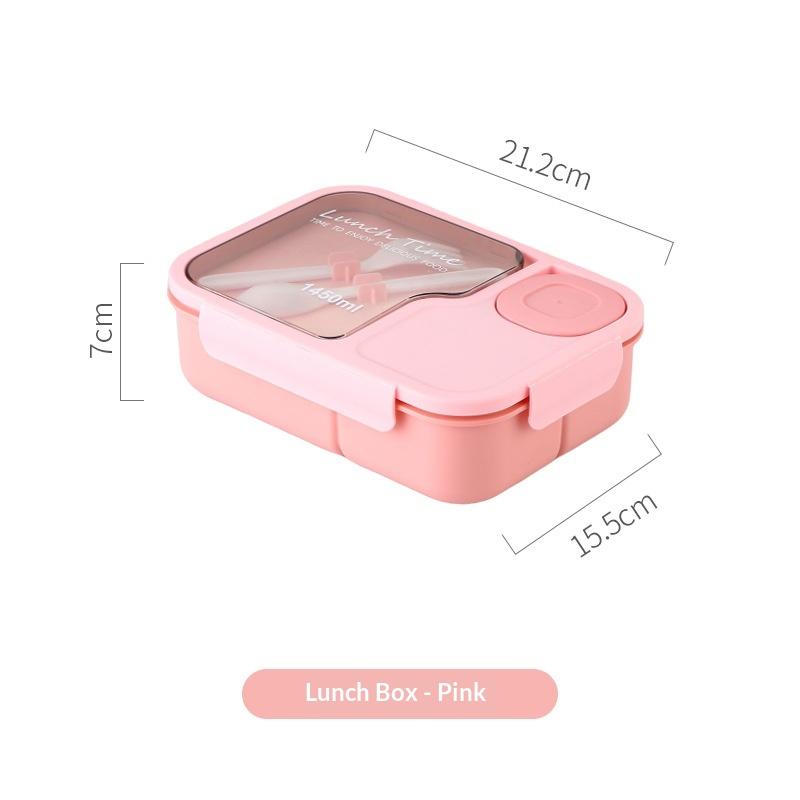 Boîte à Bento de style japonais avec compartiments est micro-ondes-safe