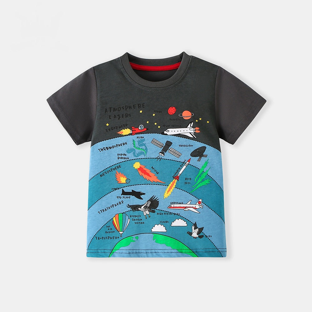 T-Shirt en bas pour les garçons