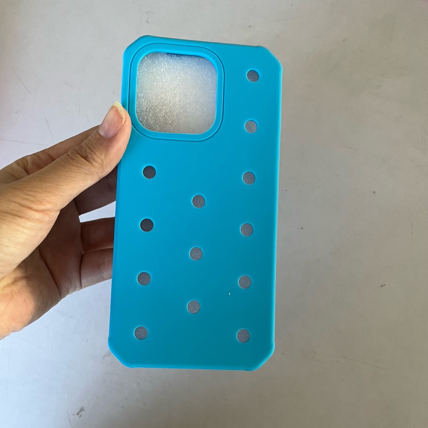 Convient pour 11 16Plus trou bricolage shoe Buckle modèle boîtier de téléphone en silicone