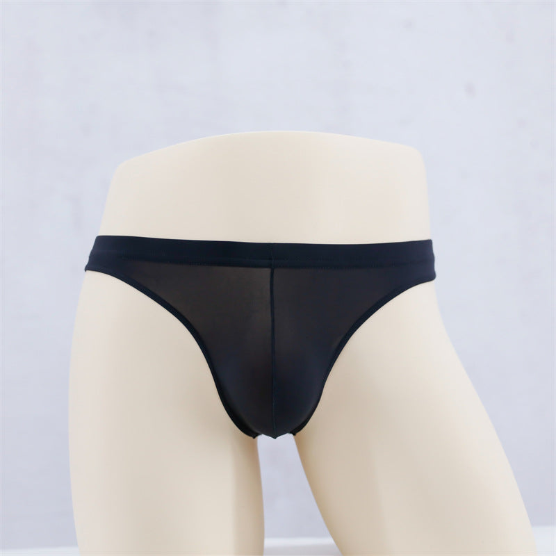 Sous-vêtements pour hommes en soie glacée et confortable