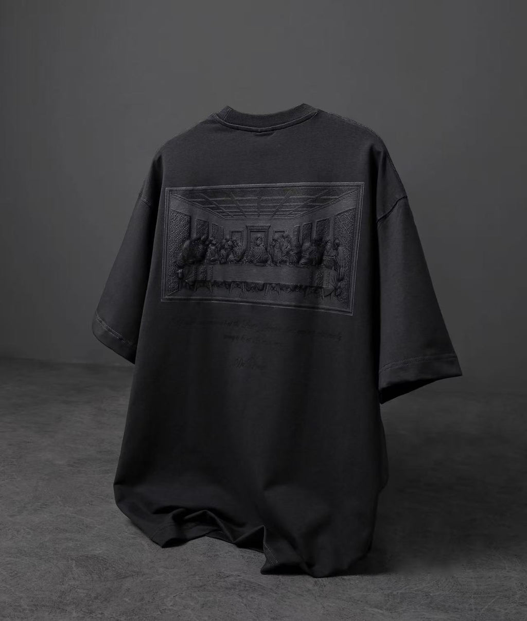 Broderie imprimée Chemise à manches courtes