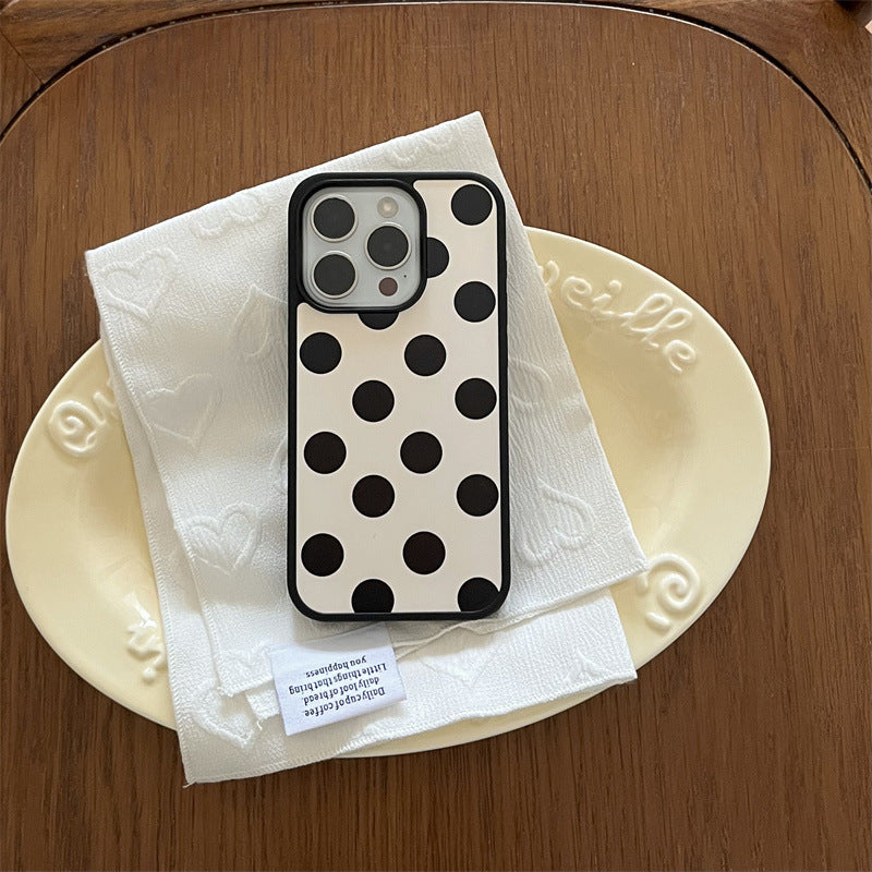 Coque de téléphone simple Dot Diamond résistant à la goutte