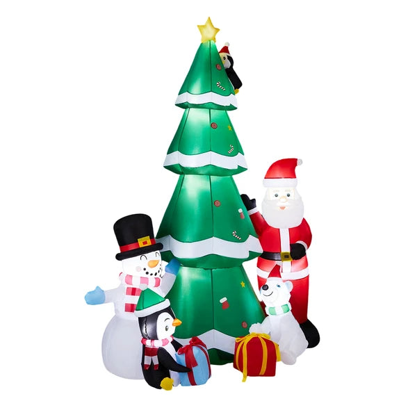 7.5FT Décoration gonflable de Noël éclairée
