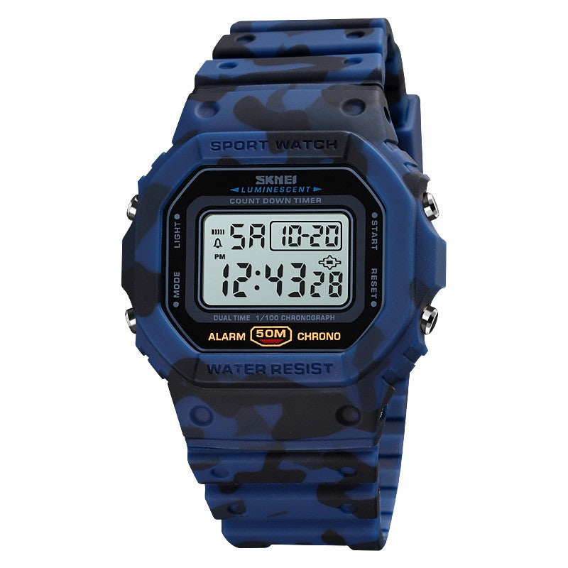 Montre électronique numérique Shockproof en plastique