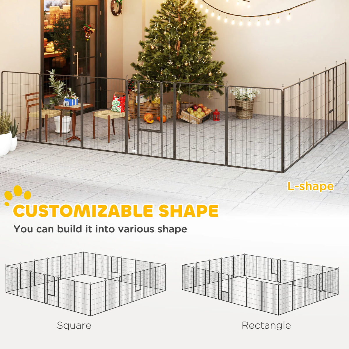 Playpen pour animaux de compagnie, Playpen pour chiens