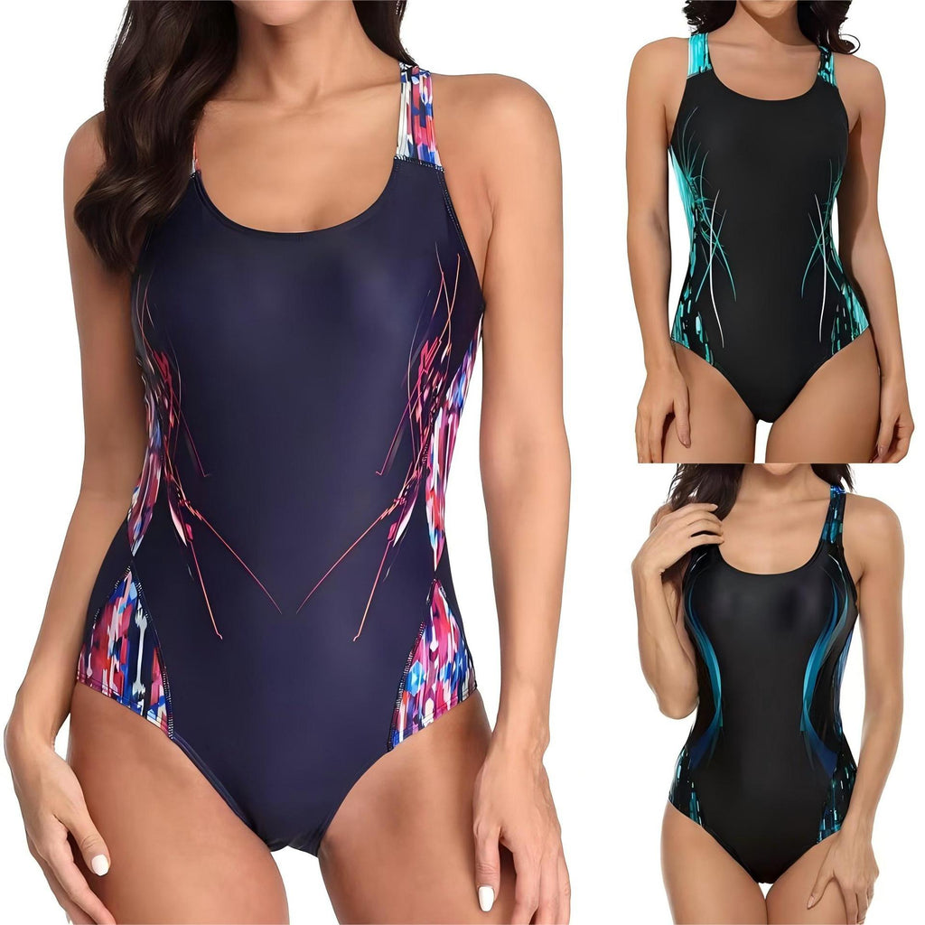 Maillot de bain sport plié en une seule pièce