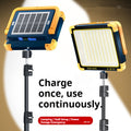 Outdoor solar-powered camping lantern