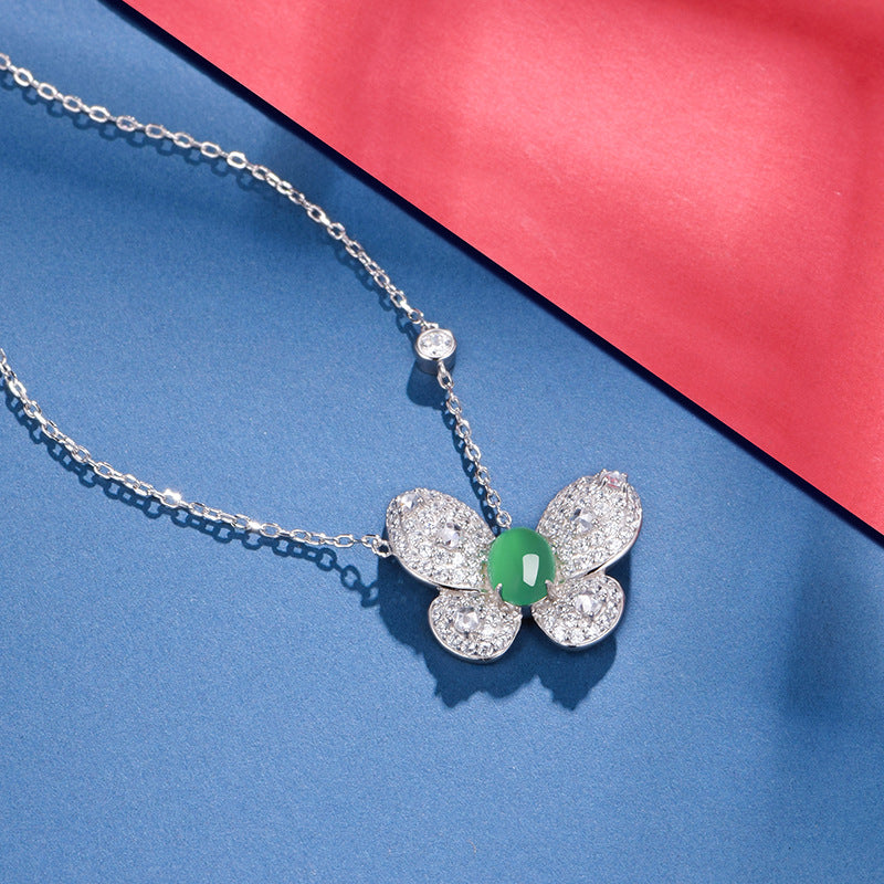 S925 Collier papillon en argent sterling