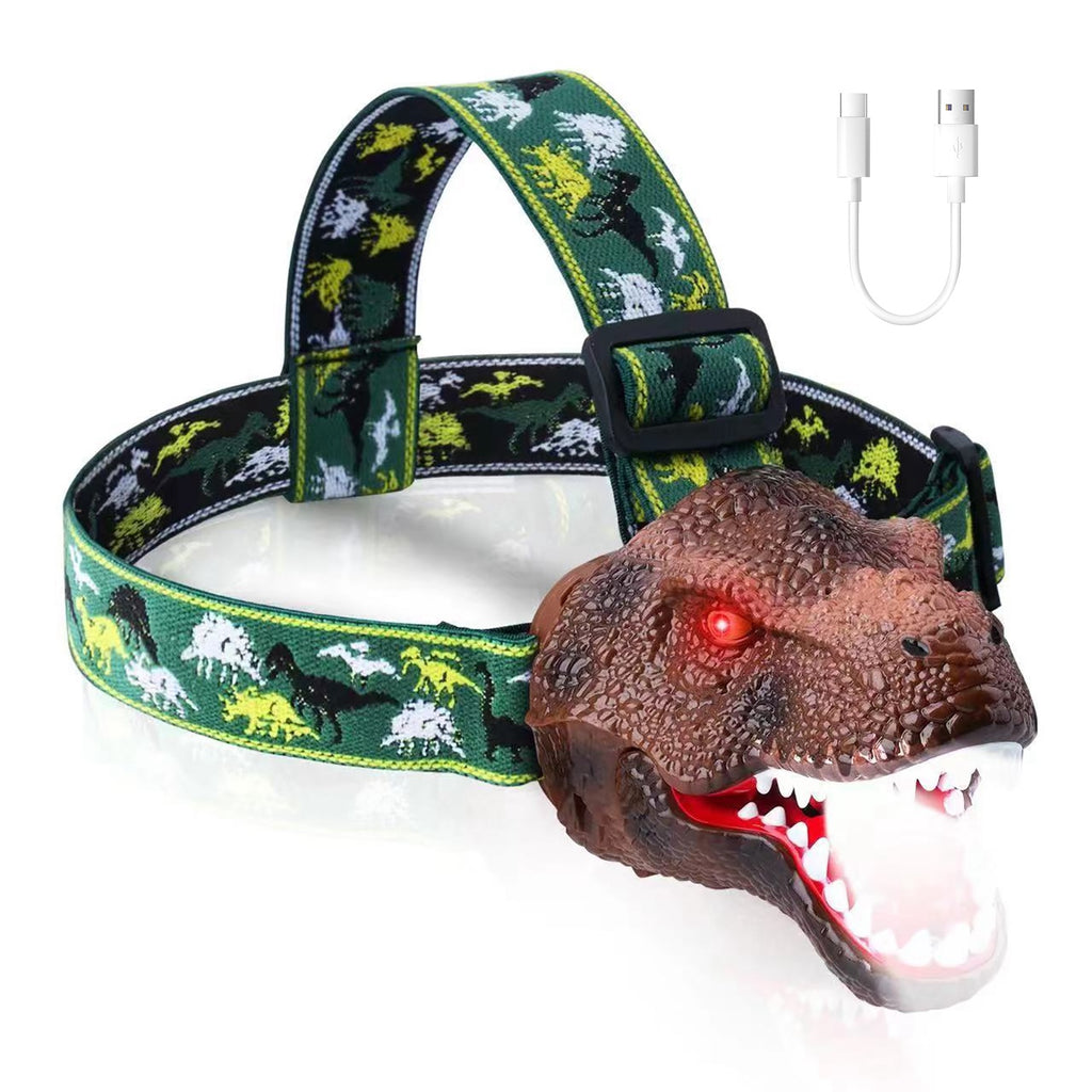 Lampe de poche dinosaure 1Pc Dinosaure pour enfants Lampe de poche dinosaure avec son Roar 4 mode