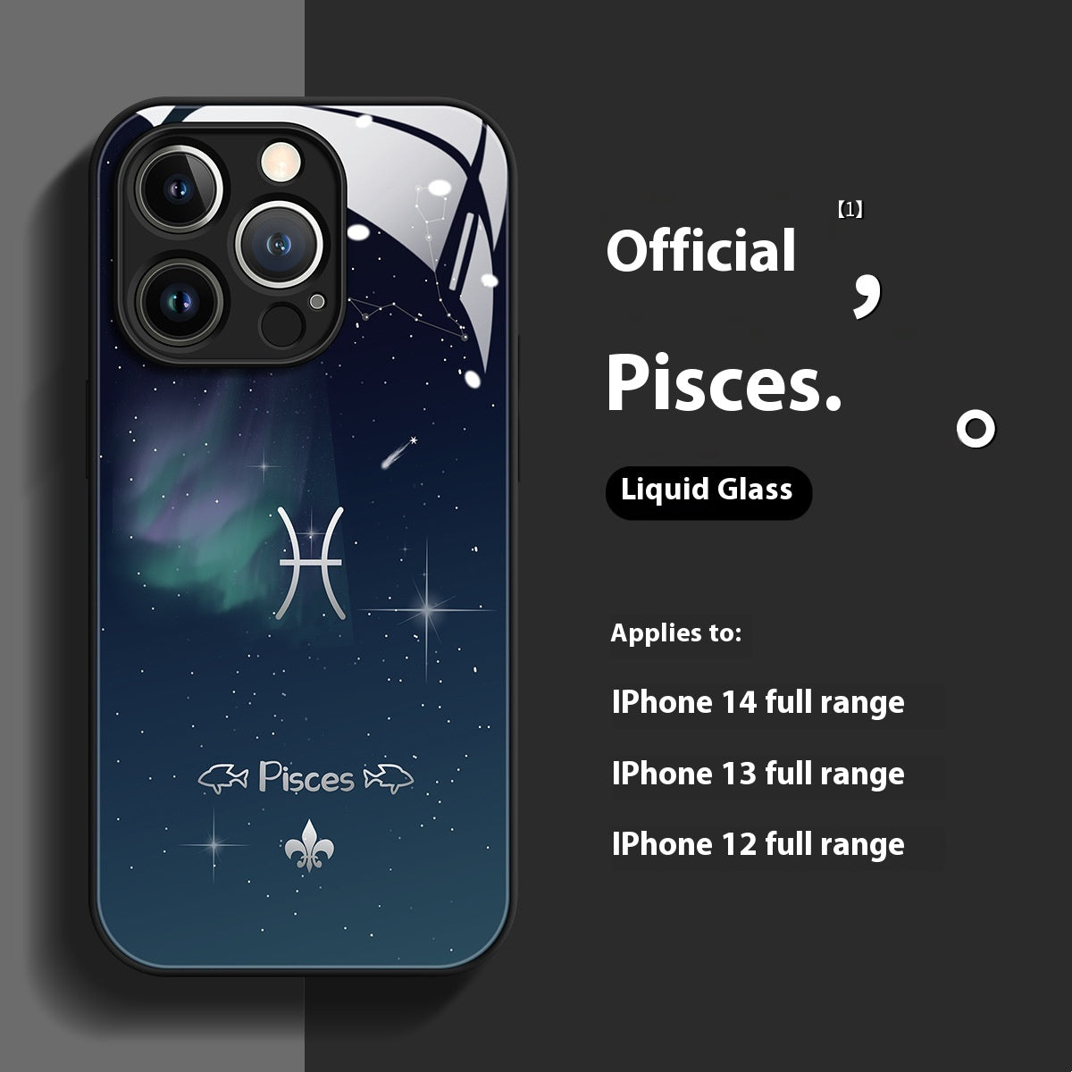 Constellation Symbole boîtier de téléphone verre liquide