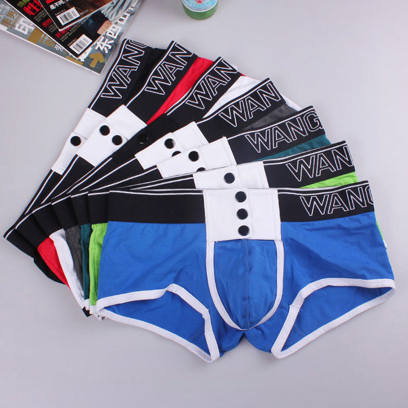Slips de boxer en coton pour hommes