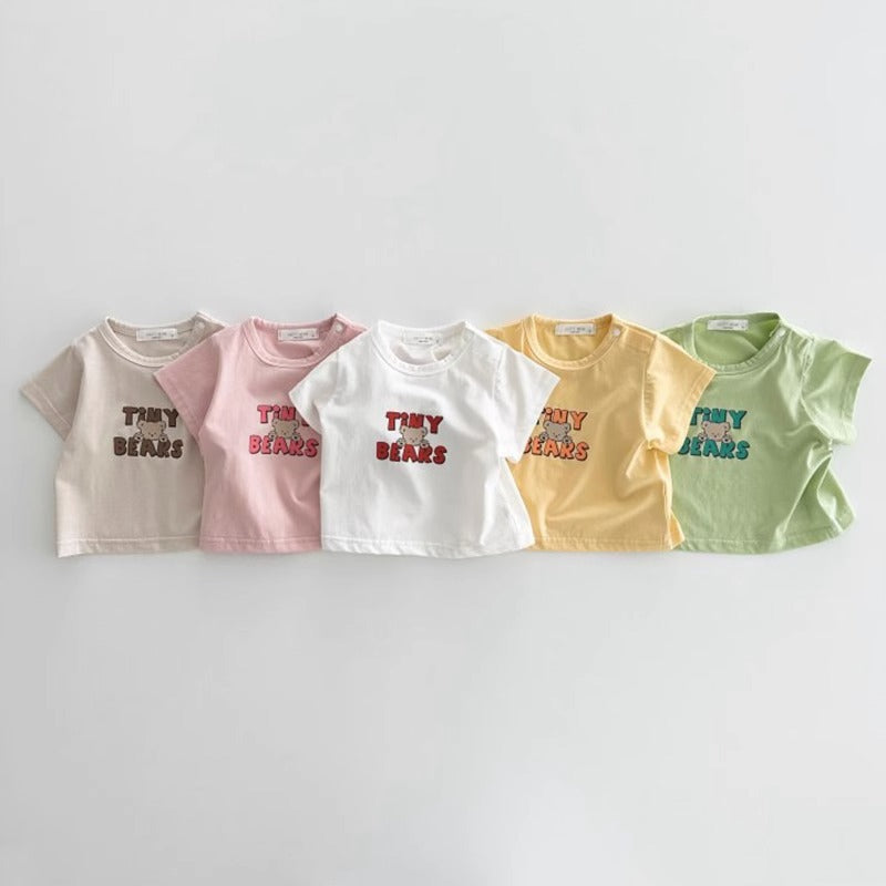 T-shirt bébé manches courtes Été mince