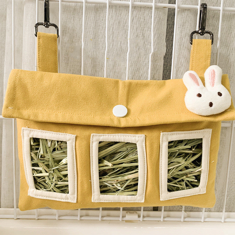Lapin Grande Capacité Toile Paille Sac