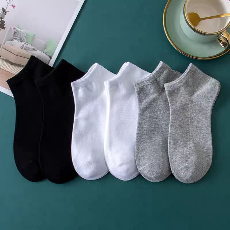 Hommes S Chaussettes Couleur Bloqué Chaussettes de cheville Plus Taille