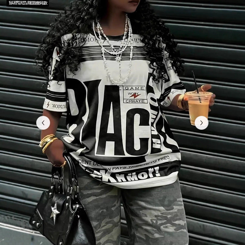 Femmes Européen et américain style Sporty-casual Elégant manches courtes
