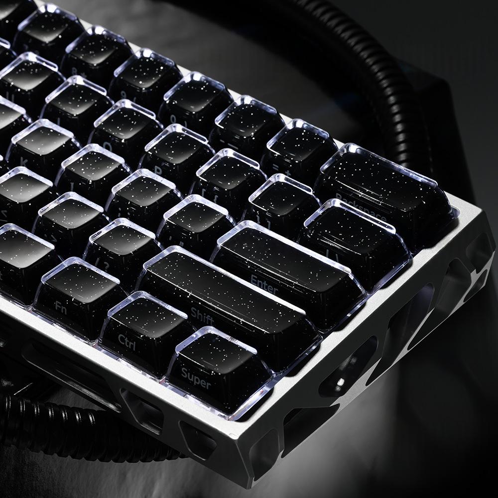 Clavier mécanique épaissé avec gravure latérale