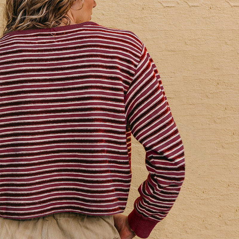 Women's crew neck shirt