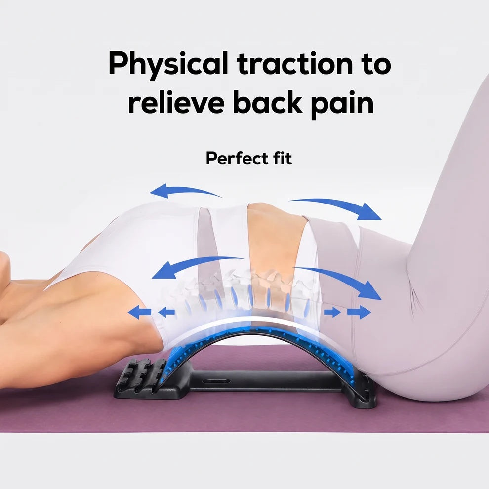 3 Niveau réglable Dos Portable et Lower Back Stretcher