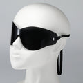 Celebrity Style concert Y2K Enveloppe autour des Lunettes de soleil pour femmes