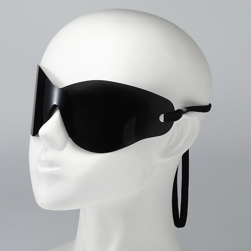 Celebrity Style concert Y2K Enveloppe autour des Lunettes de soleil pour femmes