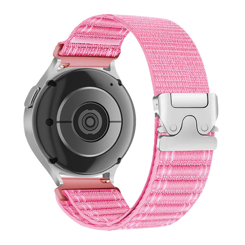 Bracelet de montre en nylon avec boucle de parapluie et motif de vague