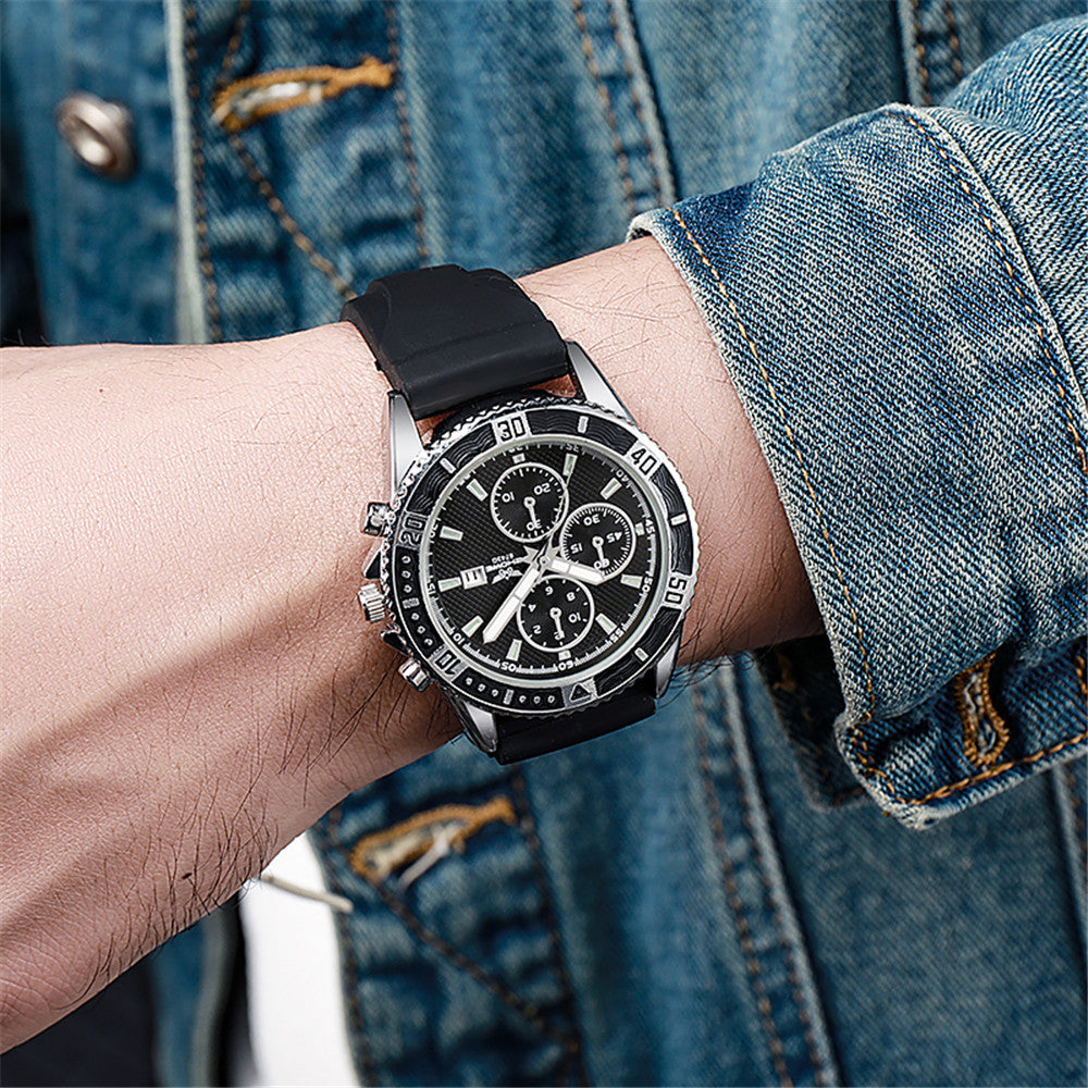 Hommes Calendrier lumineux Montre Quartz