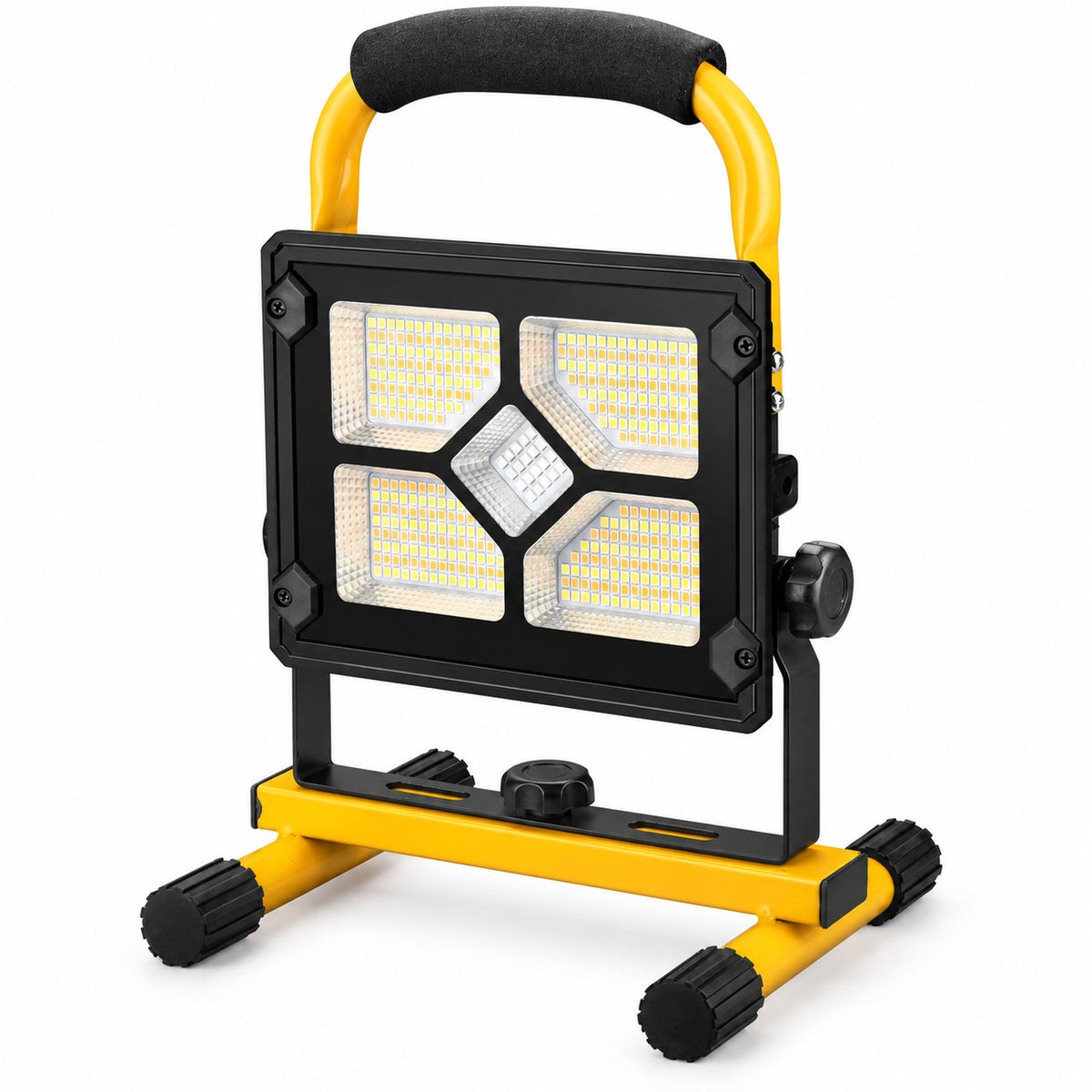 Affichage de batterie rechargeable alimenté par l'énergie solaire Type C LED lumière de déluge W877 1 variable