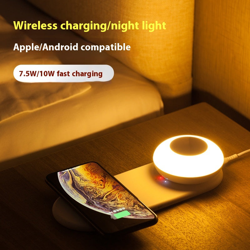 Chargeur de téléphone sans fil LED lampe de bureau Séparé Magnetic Touch