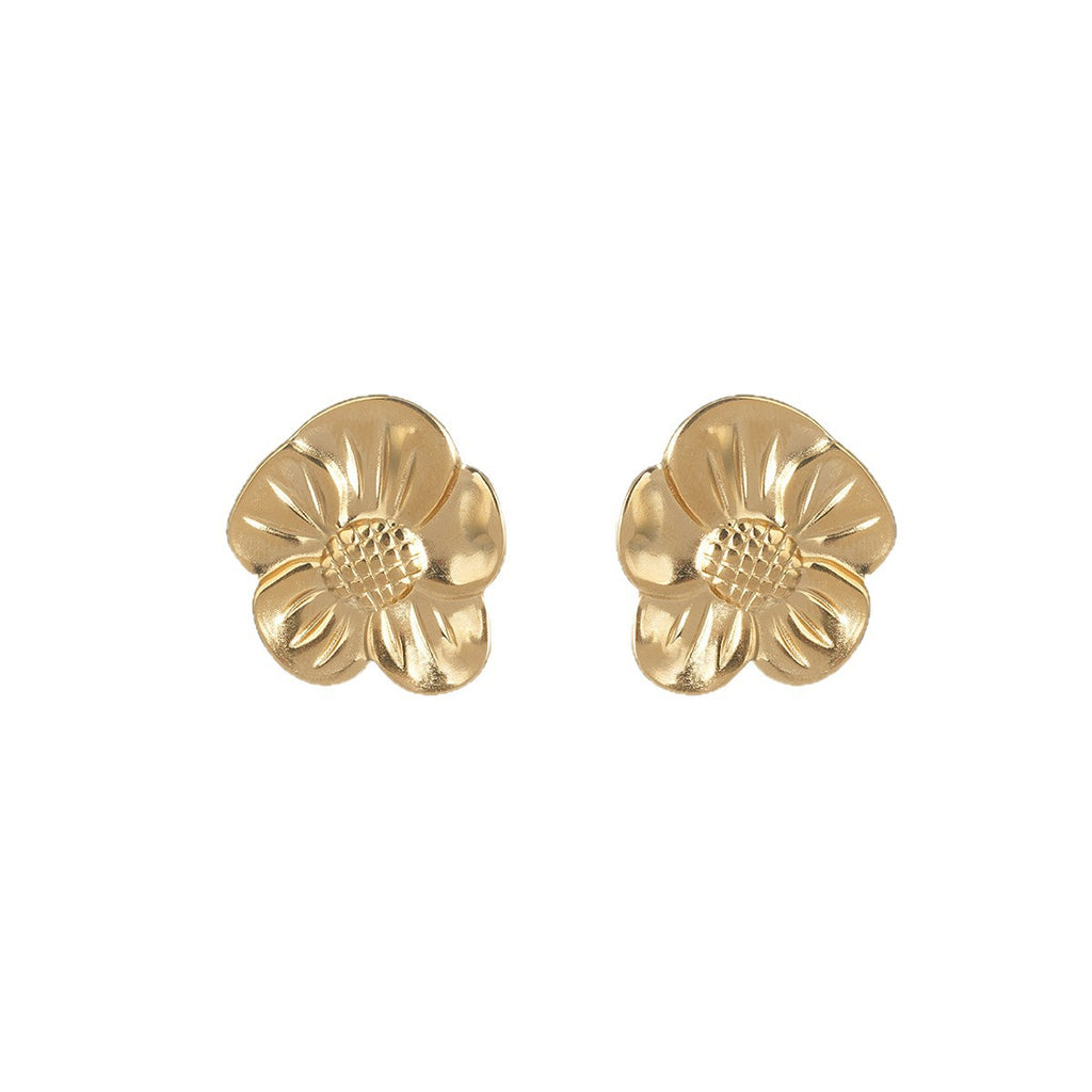 Boucles d'oreilles Françaises Retro Linéaires rayées INS Bohemian Ethnic Style Light Luxury High-fr