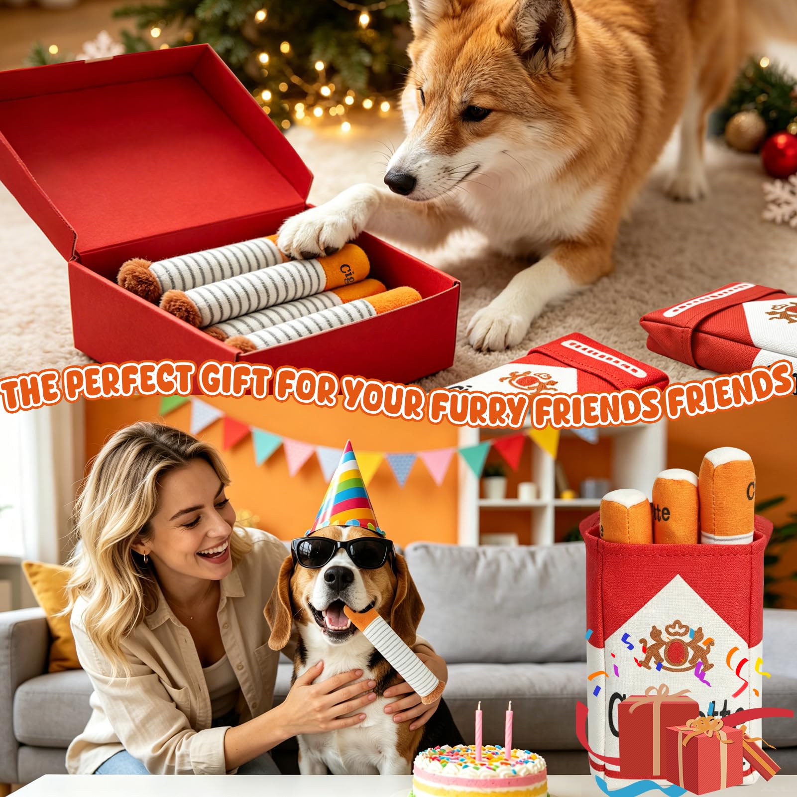 Jouets drôles pour chiens pour petits chiens moyens