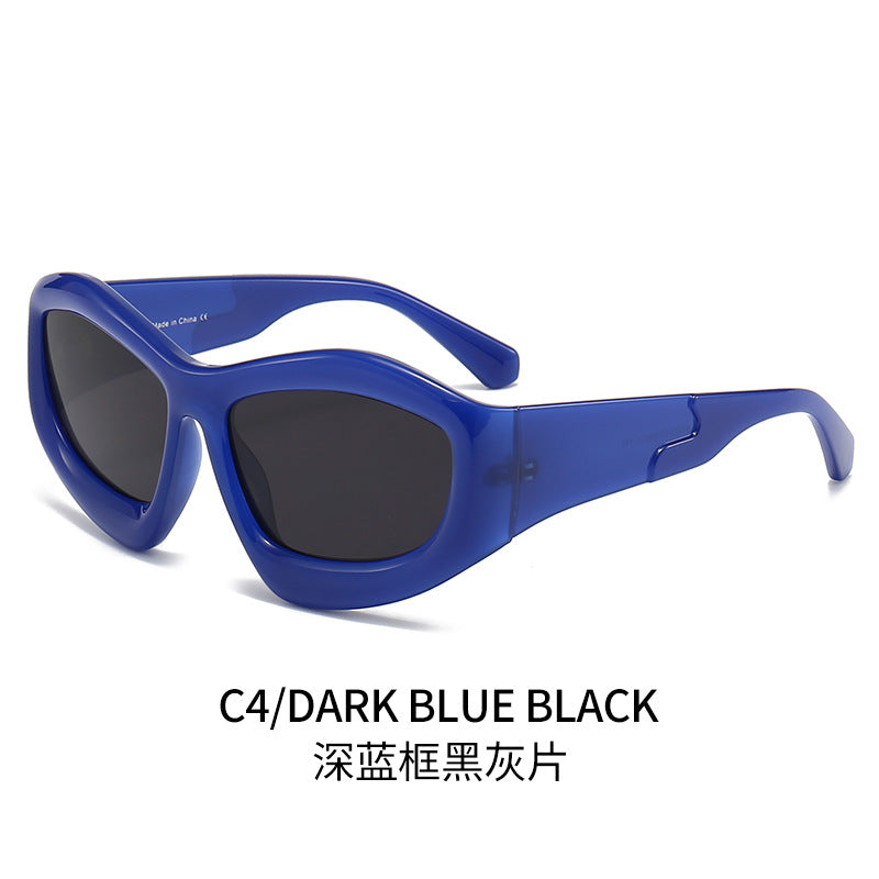 Hommes et femmes Riding Outdoor Personnalité Forme concave Lunettes de soleil