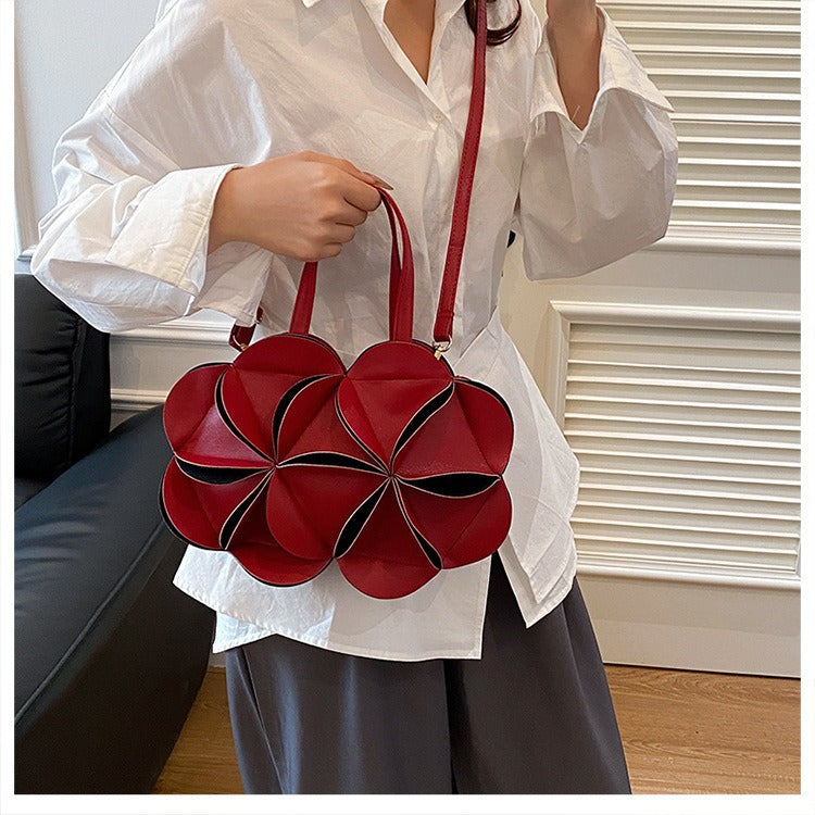 Femmes Rouge Petit sac à main Crossbody or Shooter Tote Style
