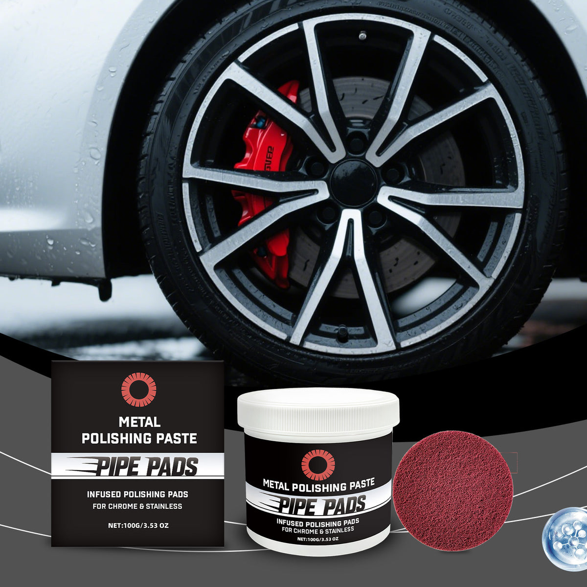 Metal Polishing Product and Polished Care Kit