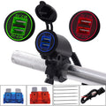 4.2Une double voiture USB Chargeur de téléphone mobile moto VTT universel 12Vor24V Plomb modifié