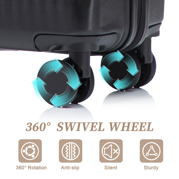 14inch 20inch 2 Pcs ensemble dans ABS Spinner