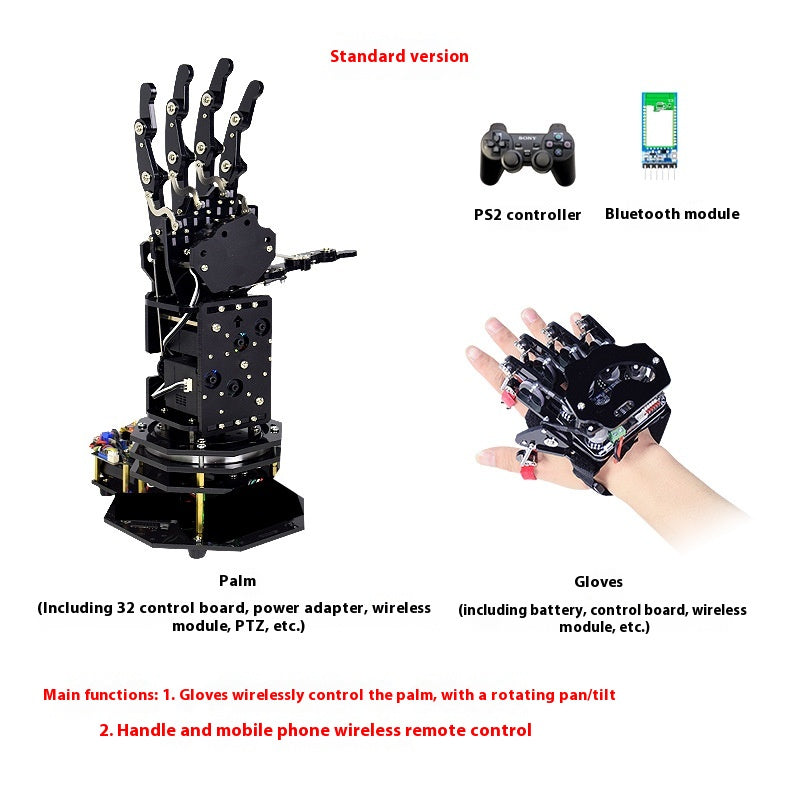 Gants de Palme de programmation mécanique bionique Robot Serre-main mécanique