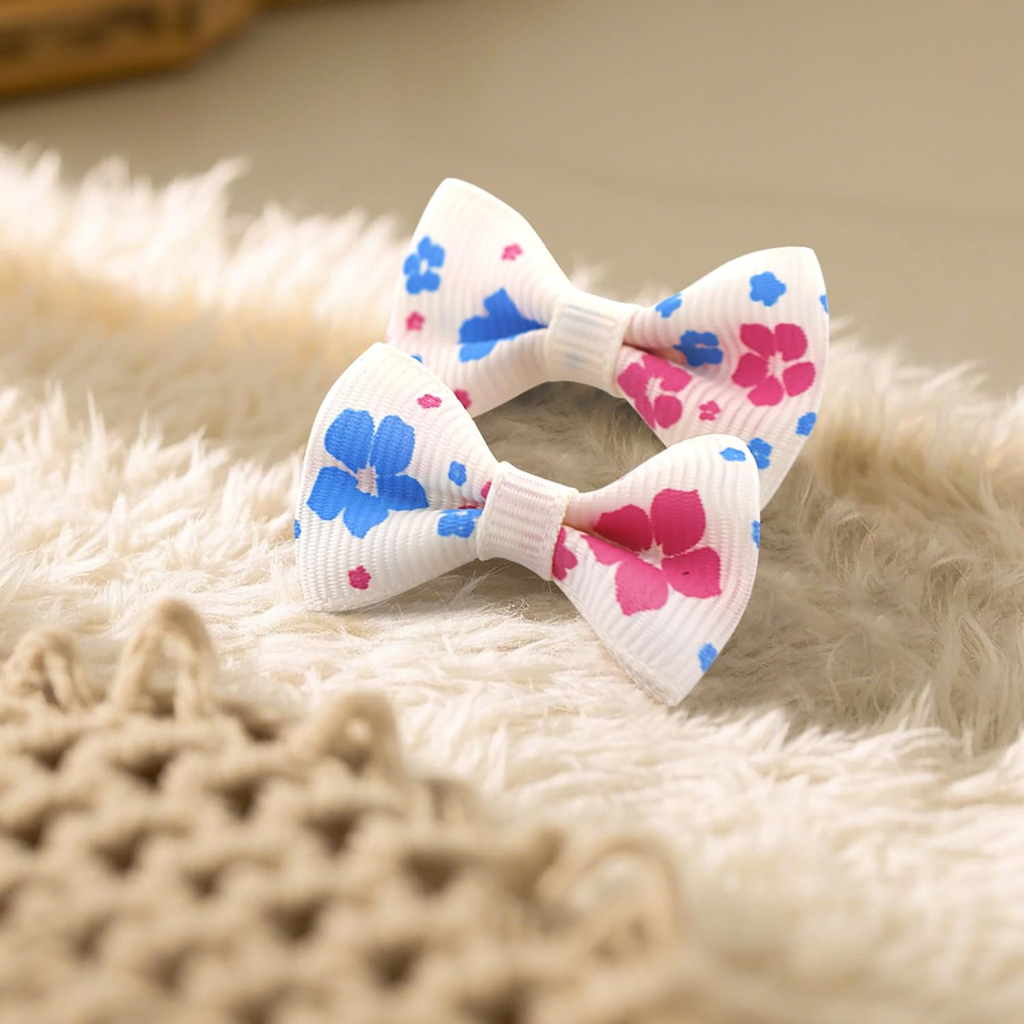 Cheveux de chien Bows Petits clips chiots pour animaux de chambre Accessoires Doggy Cadeaux 60Pcs