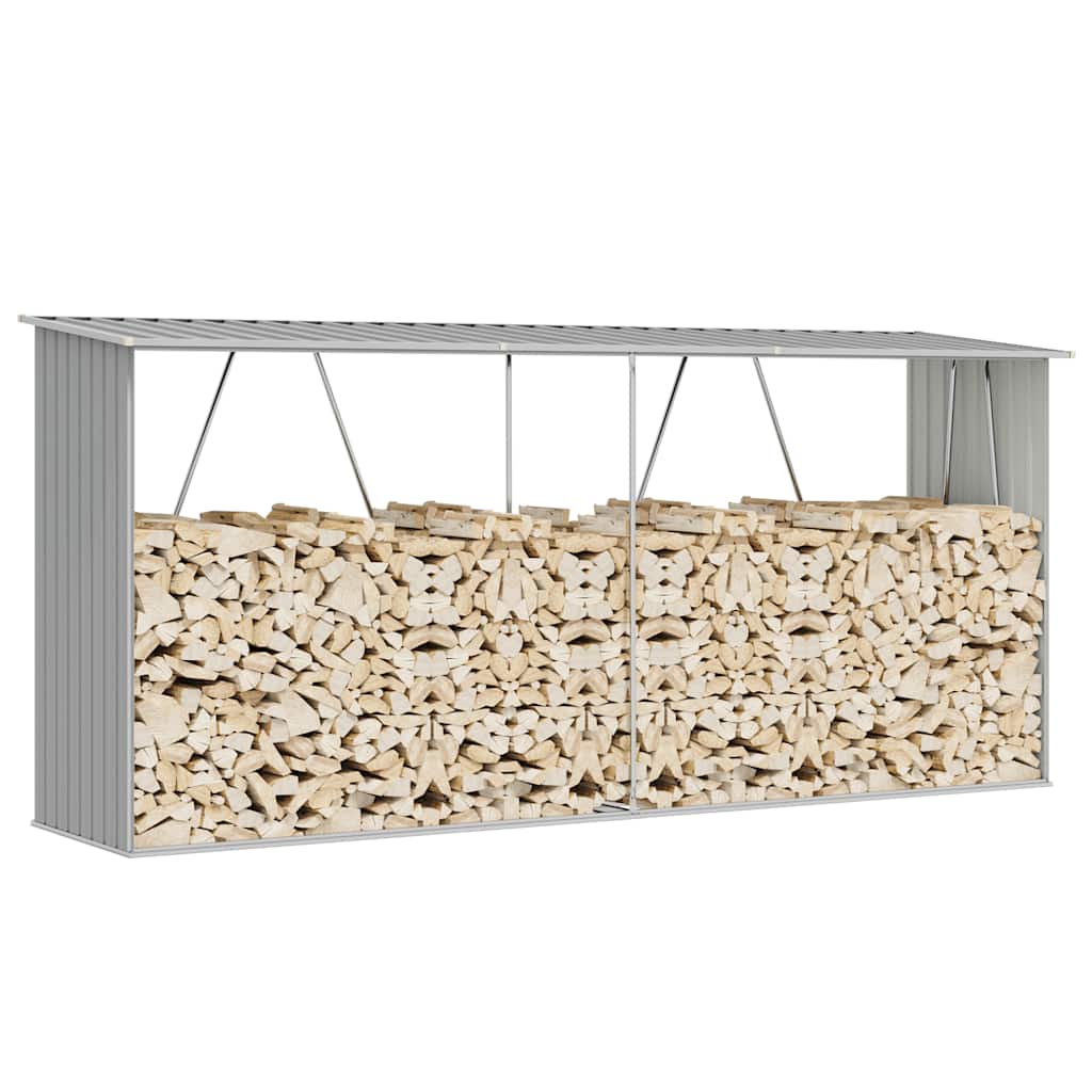 Stockage de bois de chauffage en acier galvanisé 330x stockage de bois de chauffage acier galvanisé