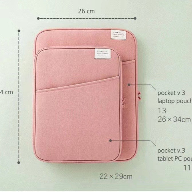 Sac de tablette de couleur simple et créative