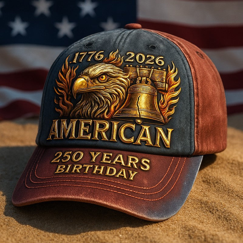 American Independence Day Sunshade Casquette de baseball Chapeau de visière extérieure