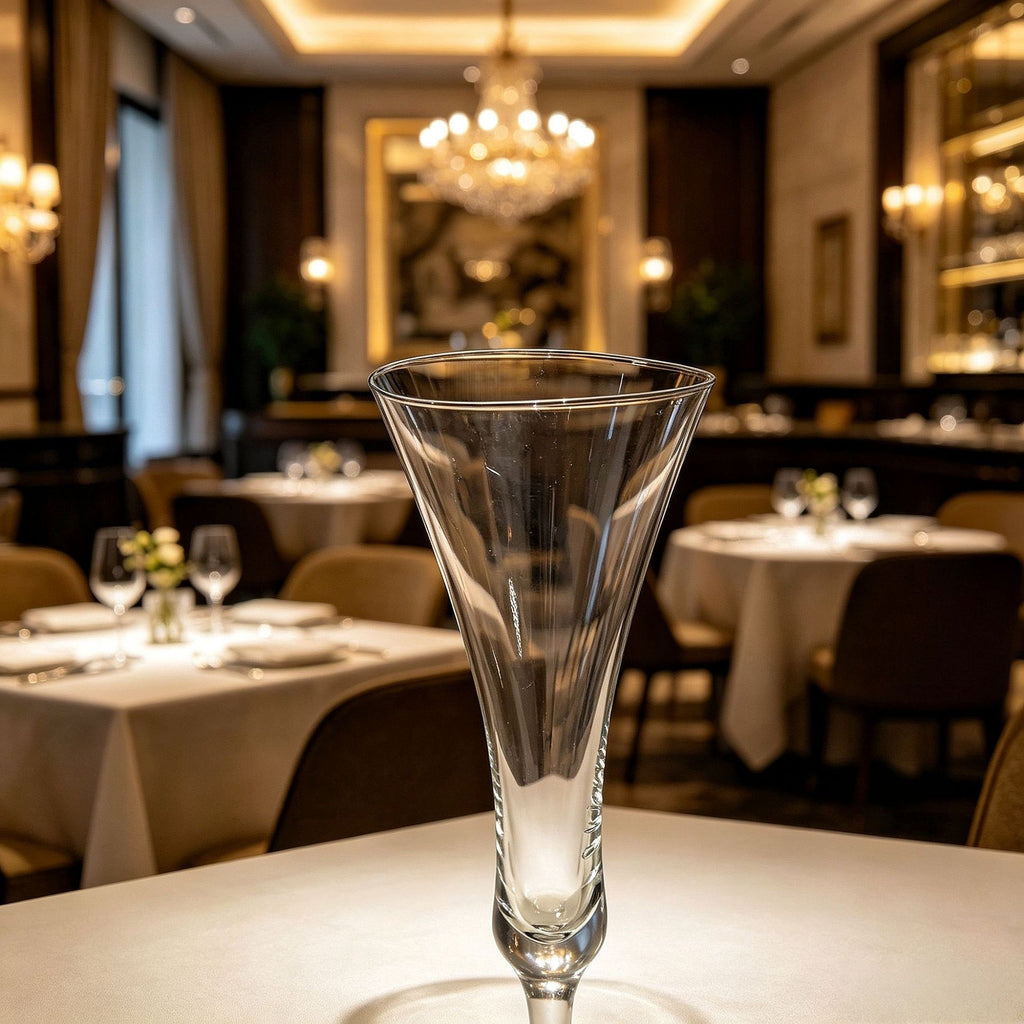 Flûtes de champagne en cristal avec une petite capacité conçue pour des parties élégantes et parfaites