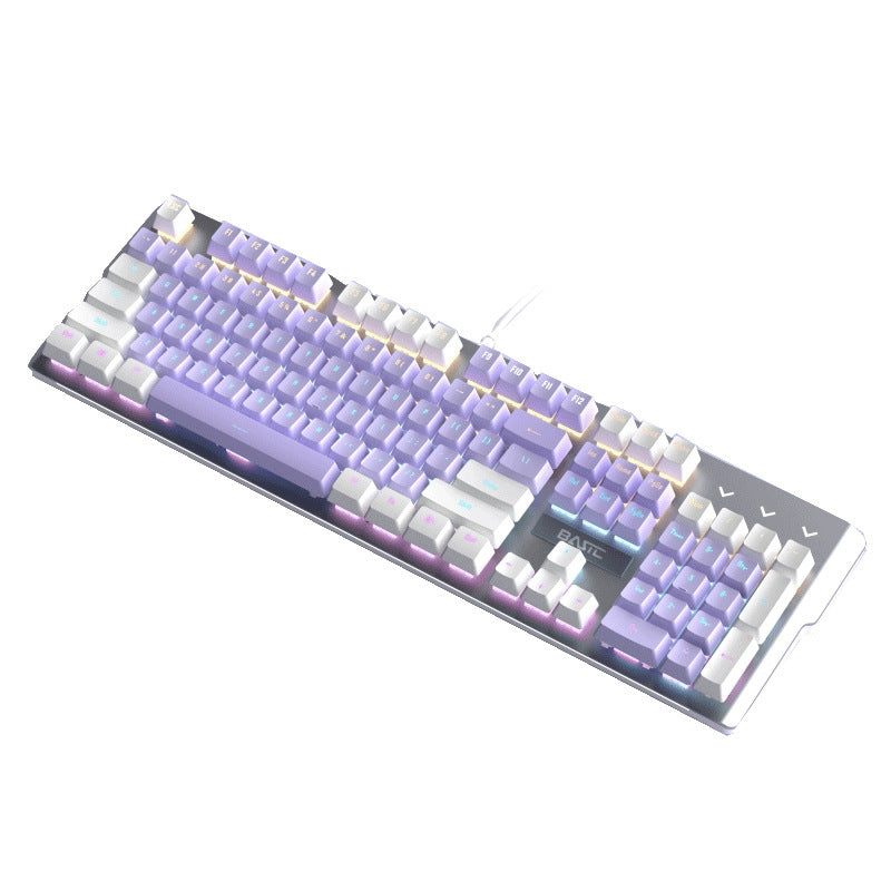 Suit de souris à clavier mécanique violet vert filaire Axis